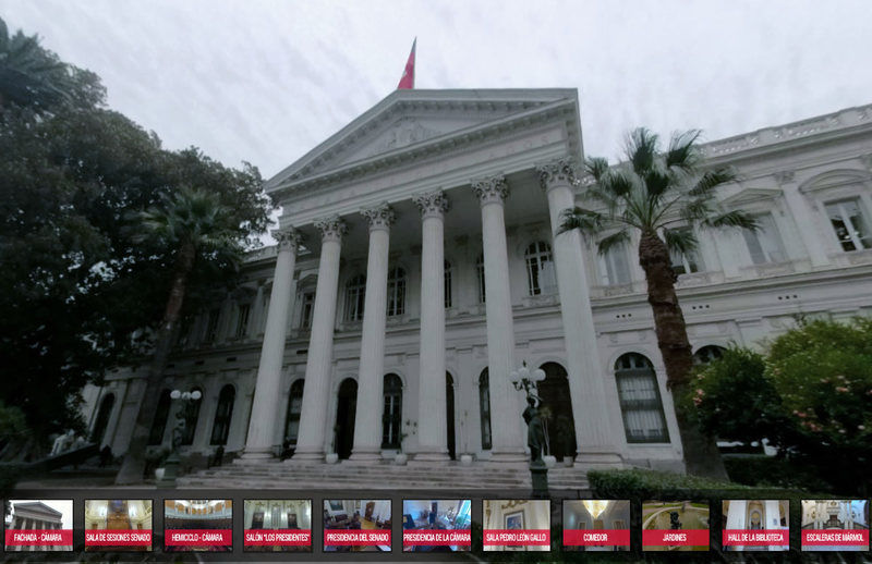 BCN lanza tour virtual por la antigua sede del Congreso en Santiago