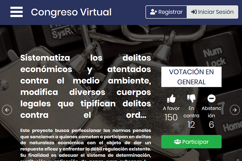 Senado y Cámara lanzan plataforma Congreso Virtual para enriquecer el proceso legislativo con la participación ciudadana
