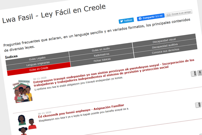 BCN publica nuevas guías de Ley Fácil en creole