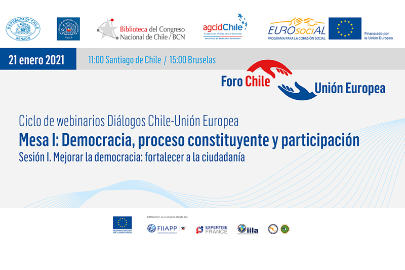 Primera sesión de los Diálogos Chile-Unión Europea abordó mecanismos de participación directa y perspectiva de género