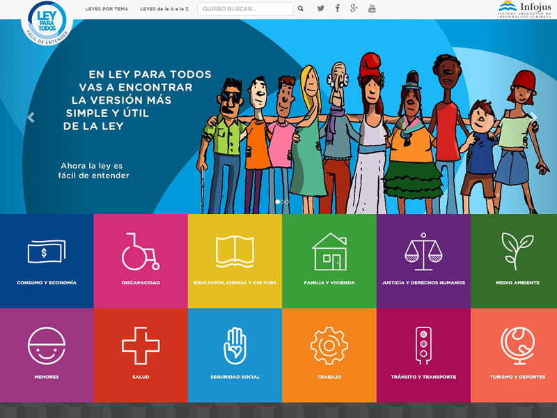 Sistema Argentino de Información Jurídica presenta Ley para Todos inspirado en Ley Fácil de la BCN