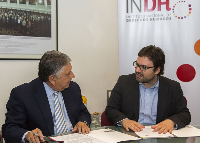BCN y el INDH firmaron convenio de cooperación