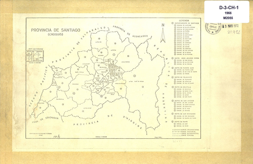 Mapas Provinciales de 1966