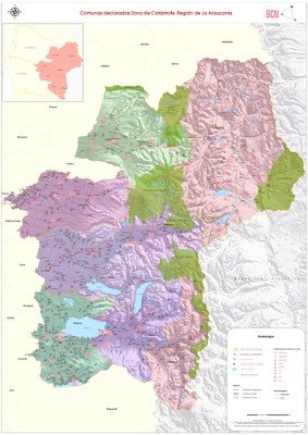 Caracterización territorial de la zona de catástrofe por nevadas en la Región de la Araucanía